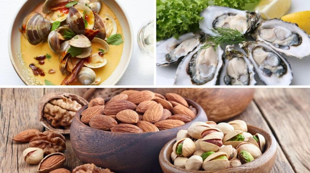 Mereannid ja pähklid aitavad suurendada testosterooni taset mehe kehas